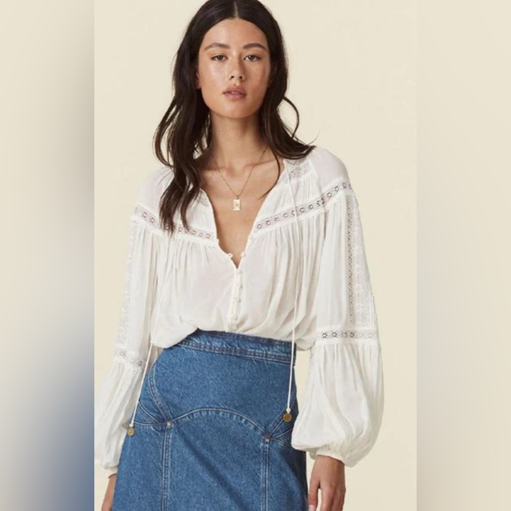 Spell Teodora Blouse White XS